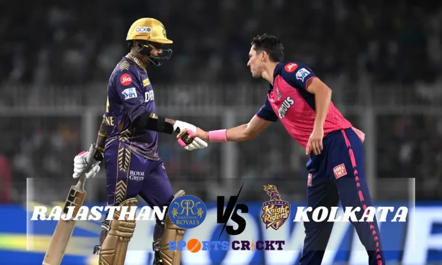 rajasthan royals vs kolkata knight riders timeline