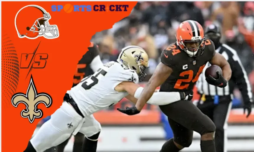 cleveland browns vs new orleans saints match player stats